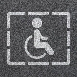 Трафарет «Парковка для инвалидов»