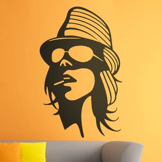 Трафарет «Девушка в шляпе»