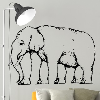 Трафарет оптической иллюзии «Слон»