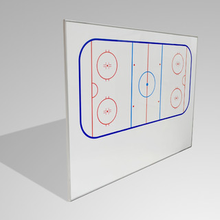 Тактическая магнитно-маркерная доска «Хоккейное поле» 120х90 см