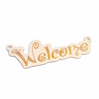 Табличка «Welcome» из фанеры